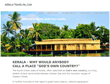 Tablet Screenshot of keralatravelpal.com